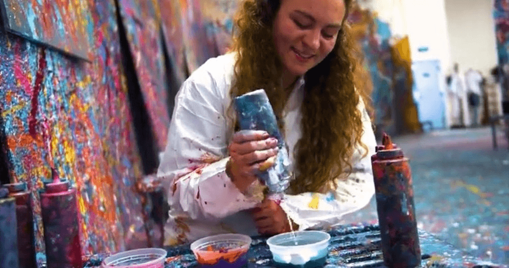 Pollock Pour & Splatter Experience