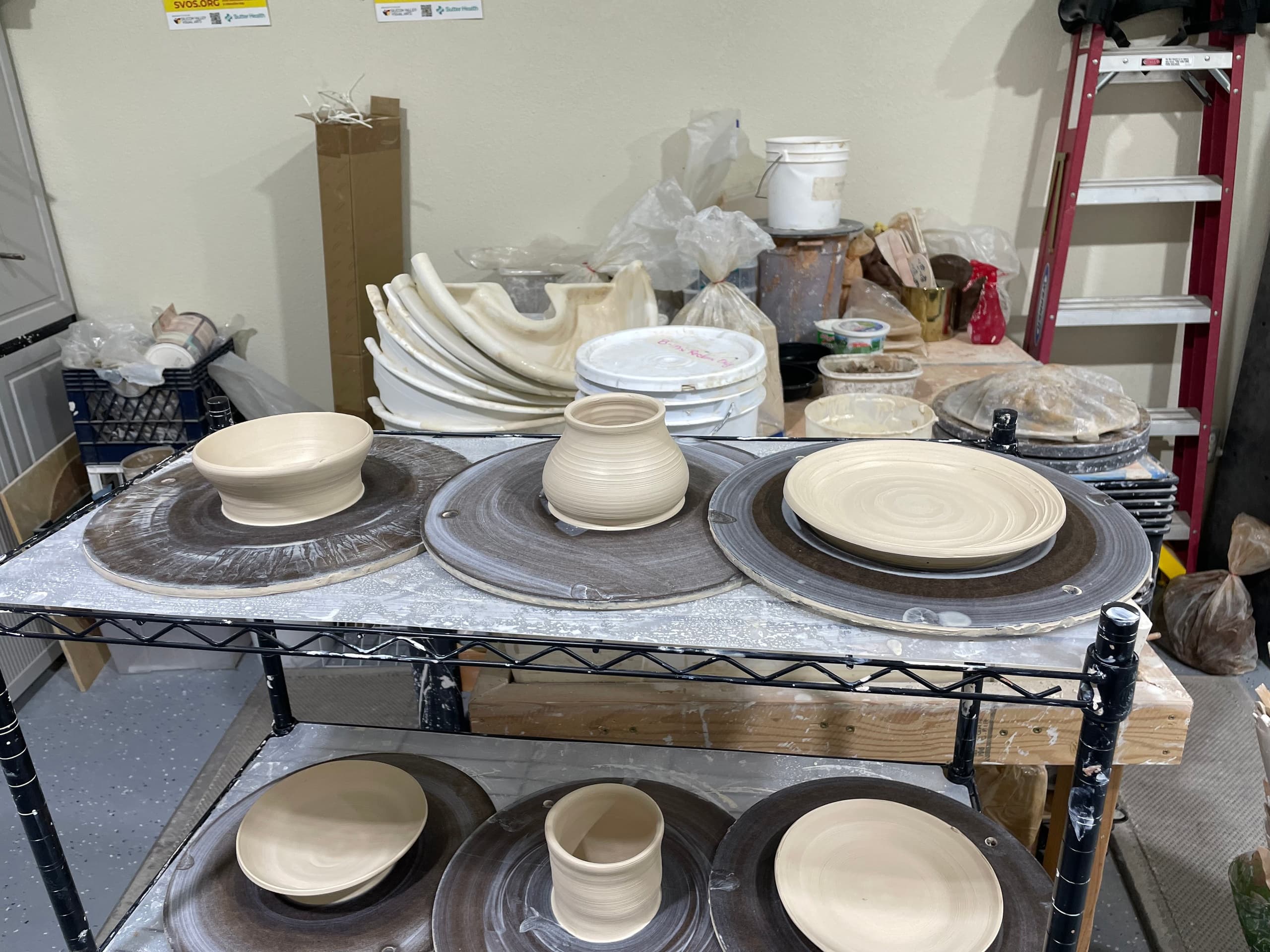 2 hour Pottery Wheel Rental