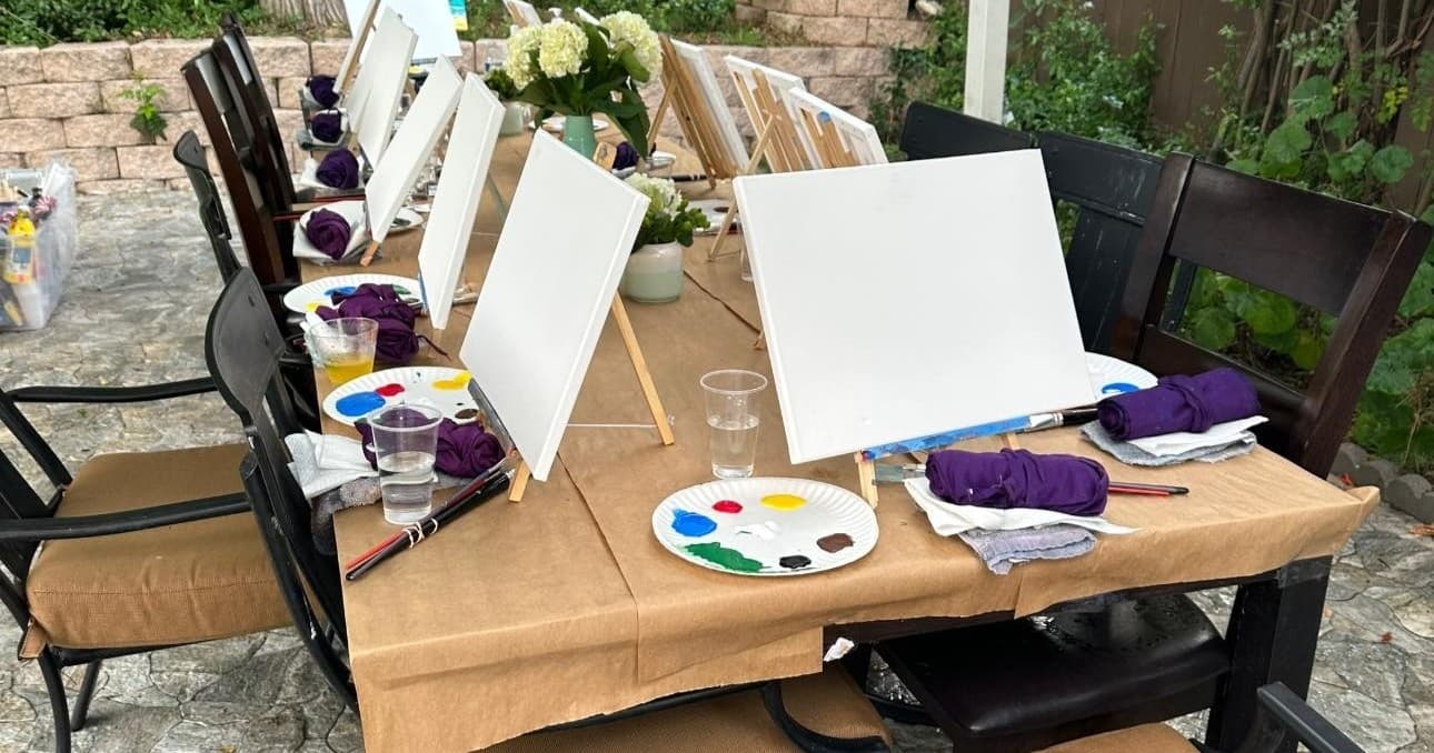 Classic Paint and Sip Party