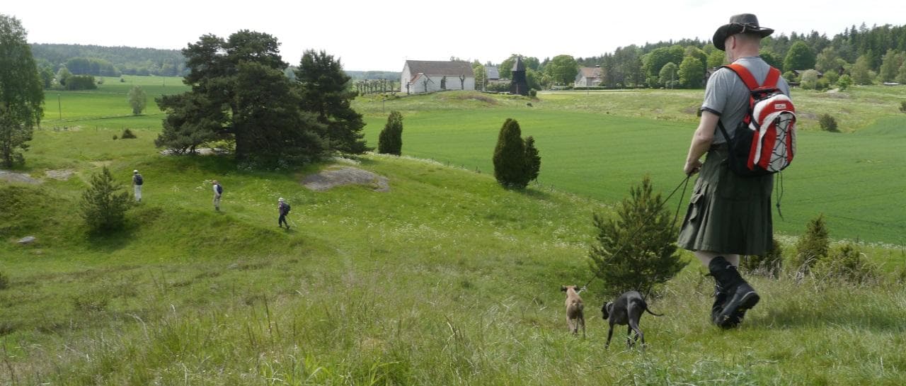 The Vendel era, pre-Viking era, at Vada Sea mounds 1h
