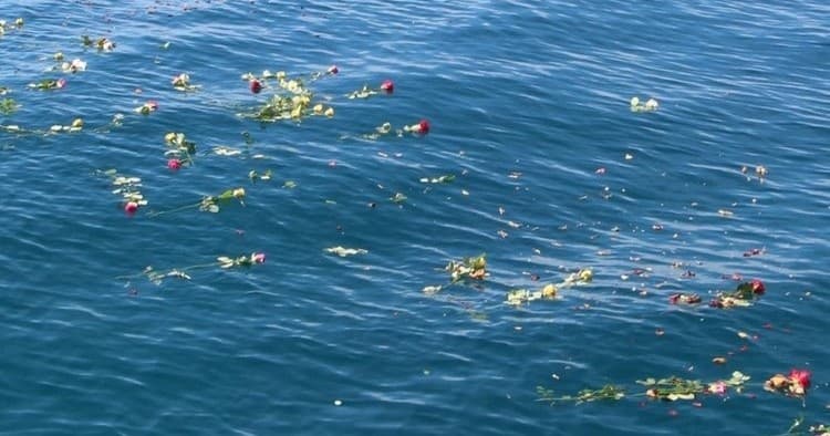 Memorial At Sea