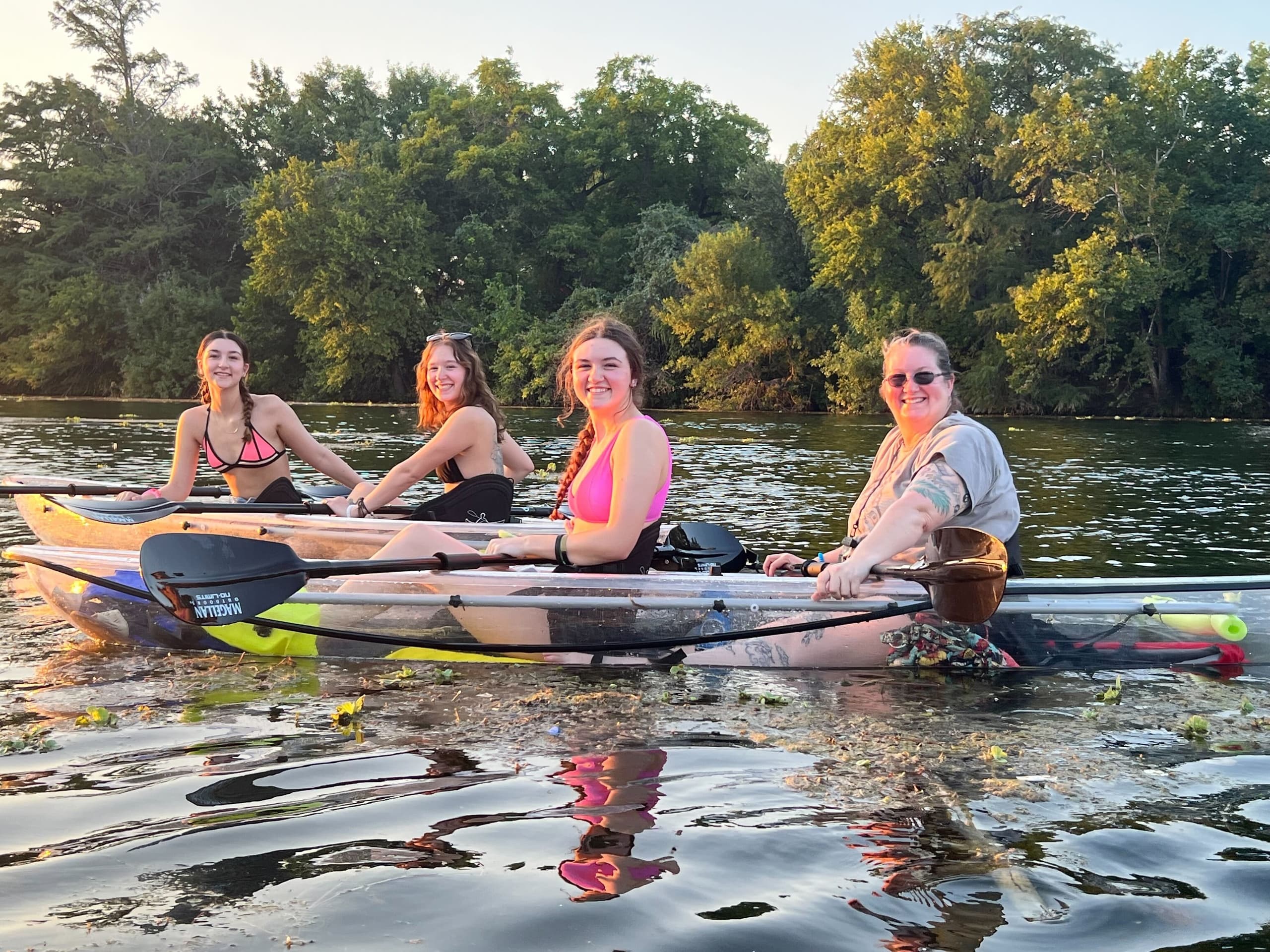Private Austin Clear Kayak Tour