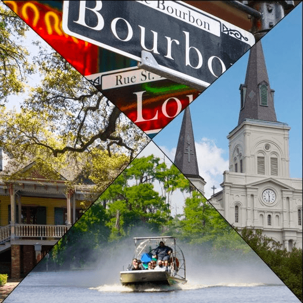 3 Hour City/CemeteryTour + Small Airboat Swamp Tour