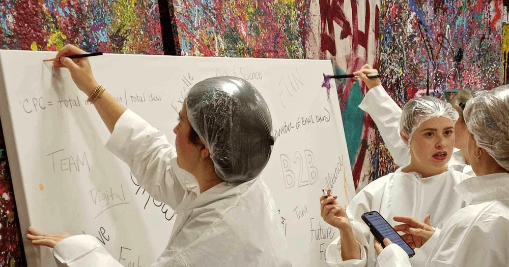 Pollock Pour & Splatter Party Experience