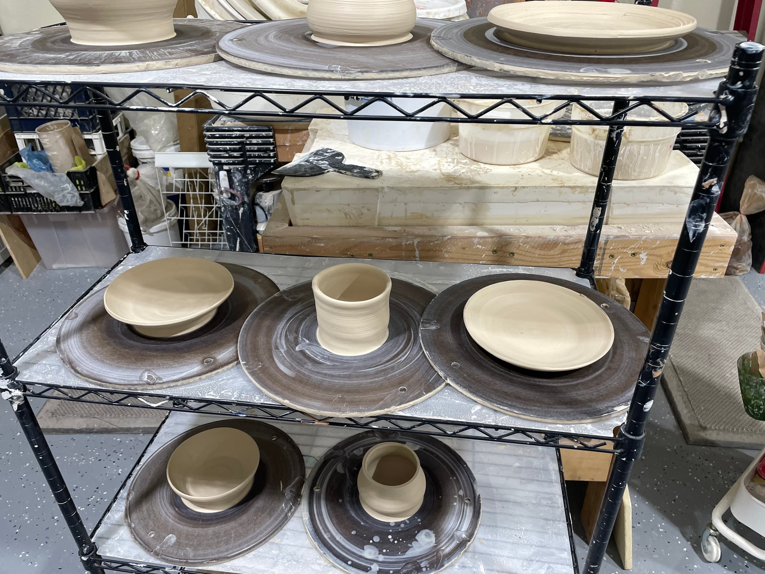 3 hour Pottery Wheel Rental