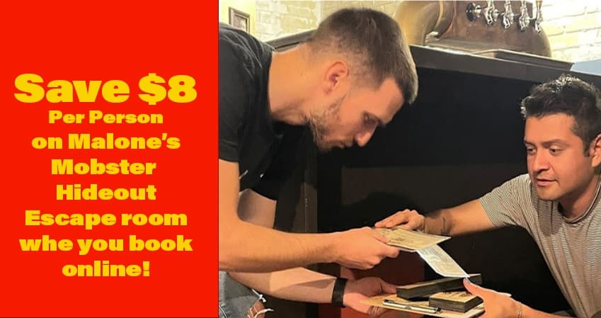 Malone's Mobster Hideout Escape Room
