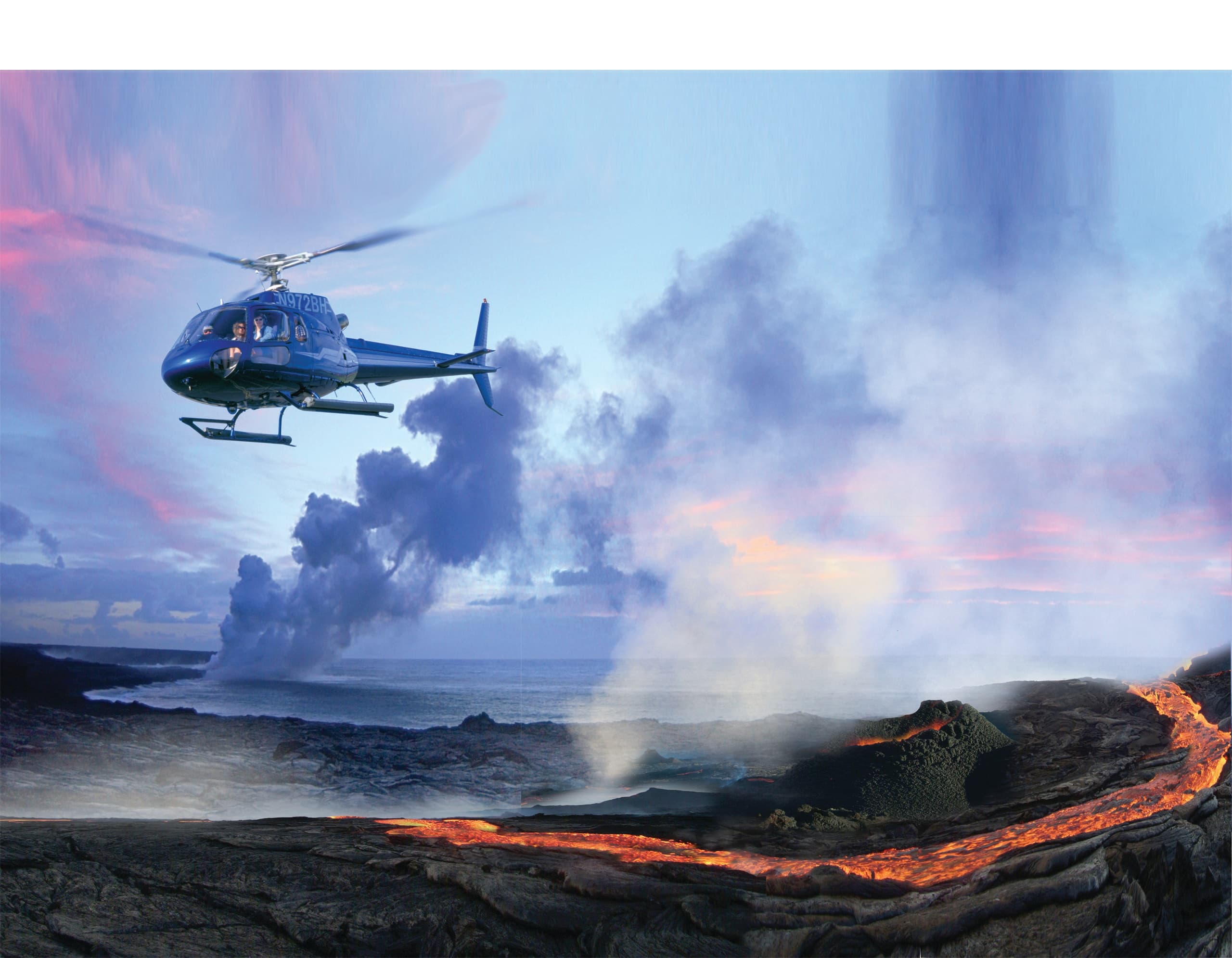 Oahu to Hilo: Helicopter & Volcano Adventure Tour (H2 HELI-1D)