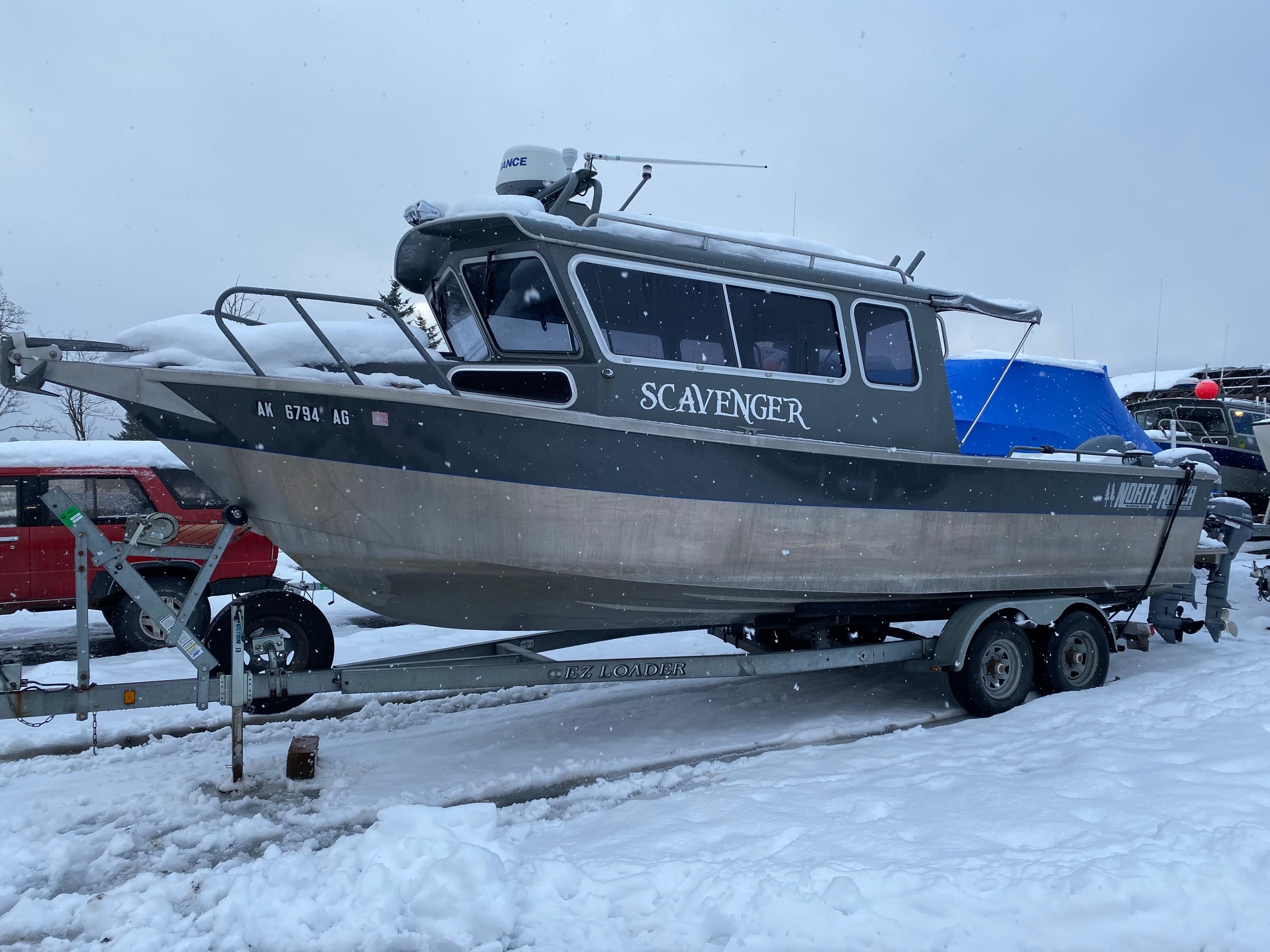 Boat Rentals - Scavenger a 26' Northriver aluminum