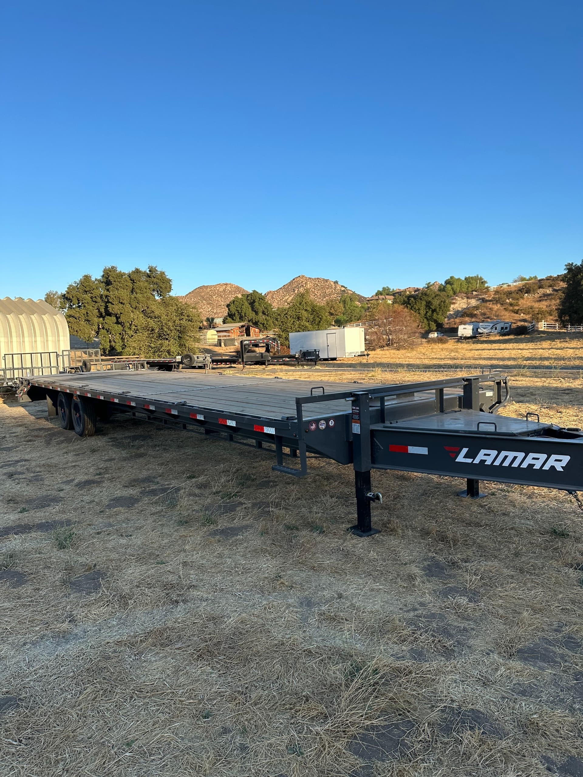 36x102 Lamar Deckover Equipment Hauler