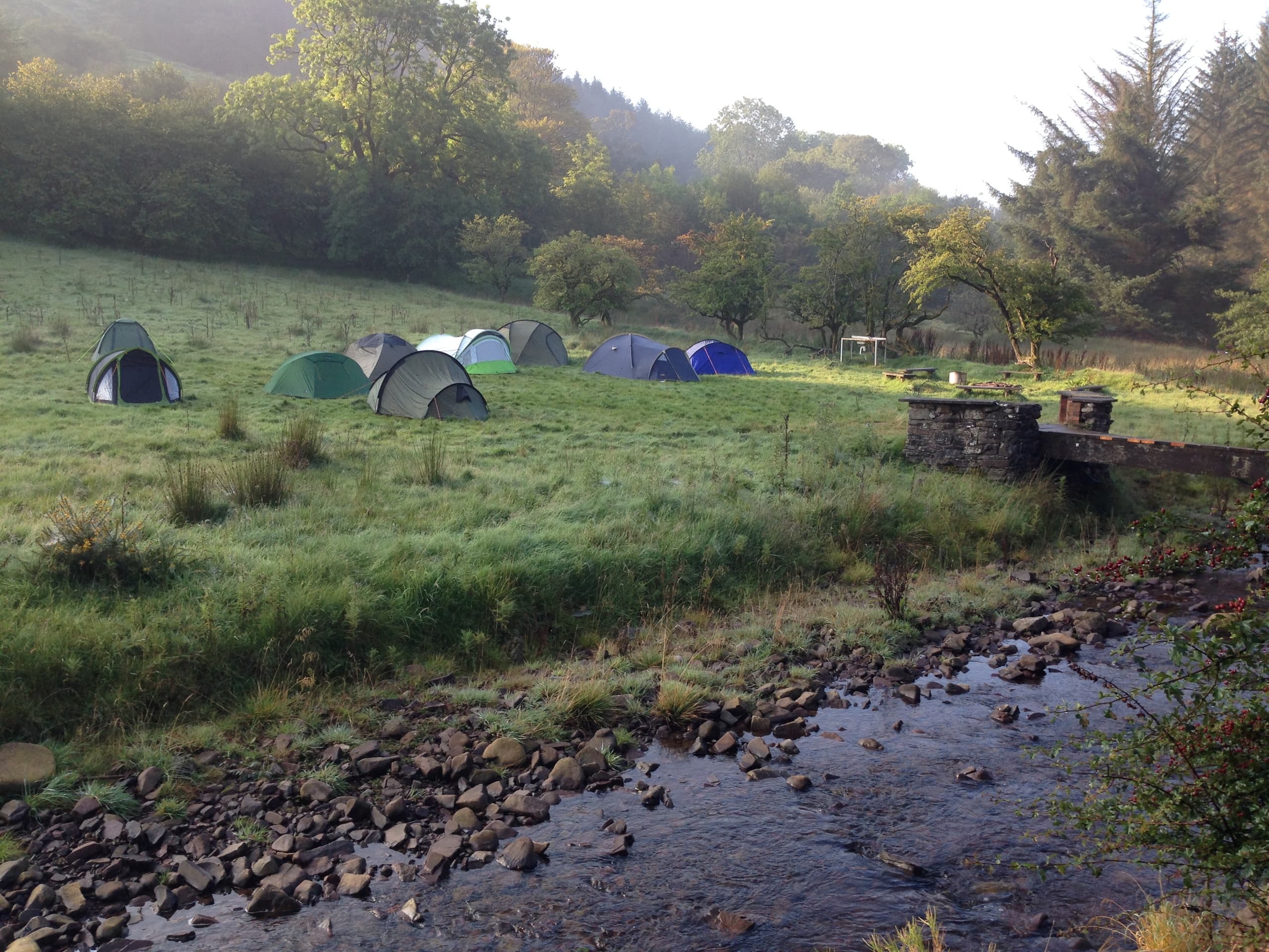 Stream Side Camping 7 Nights