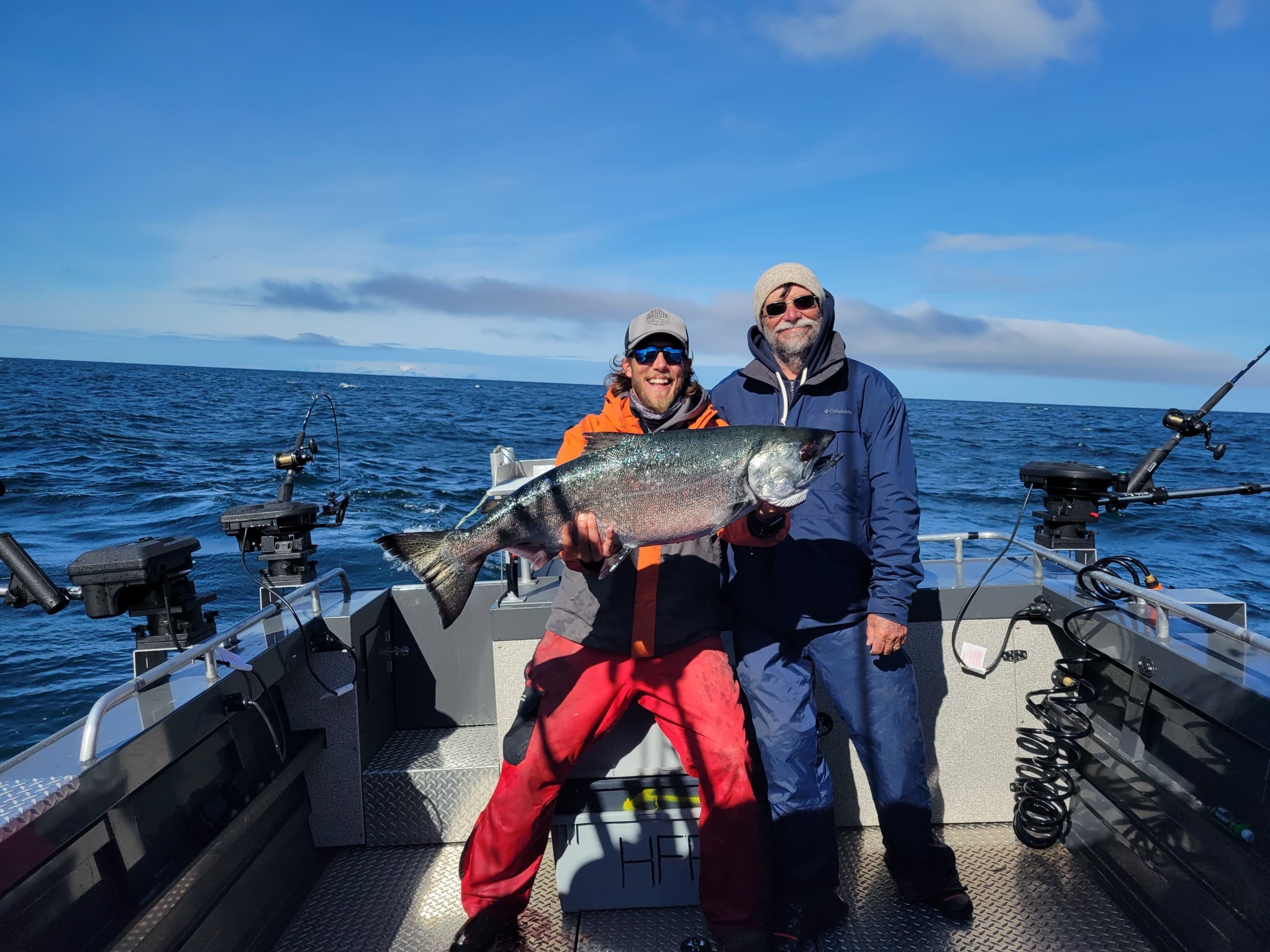 Halibut & Salmon Trip - Bait Ball