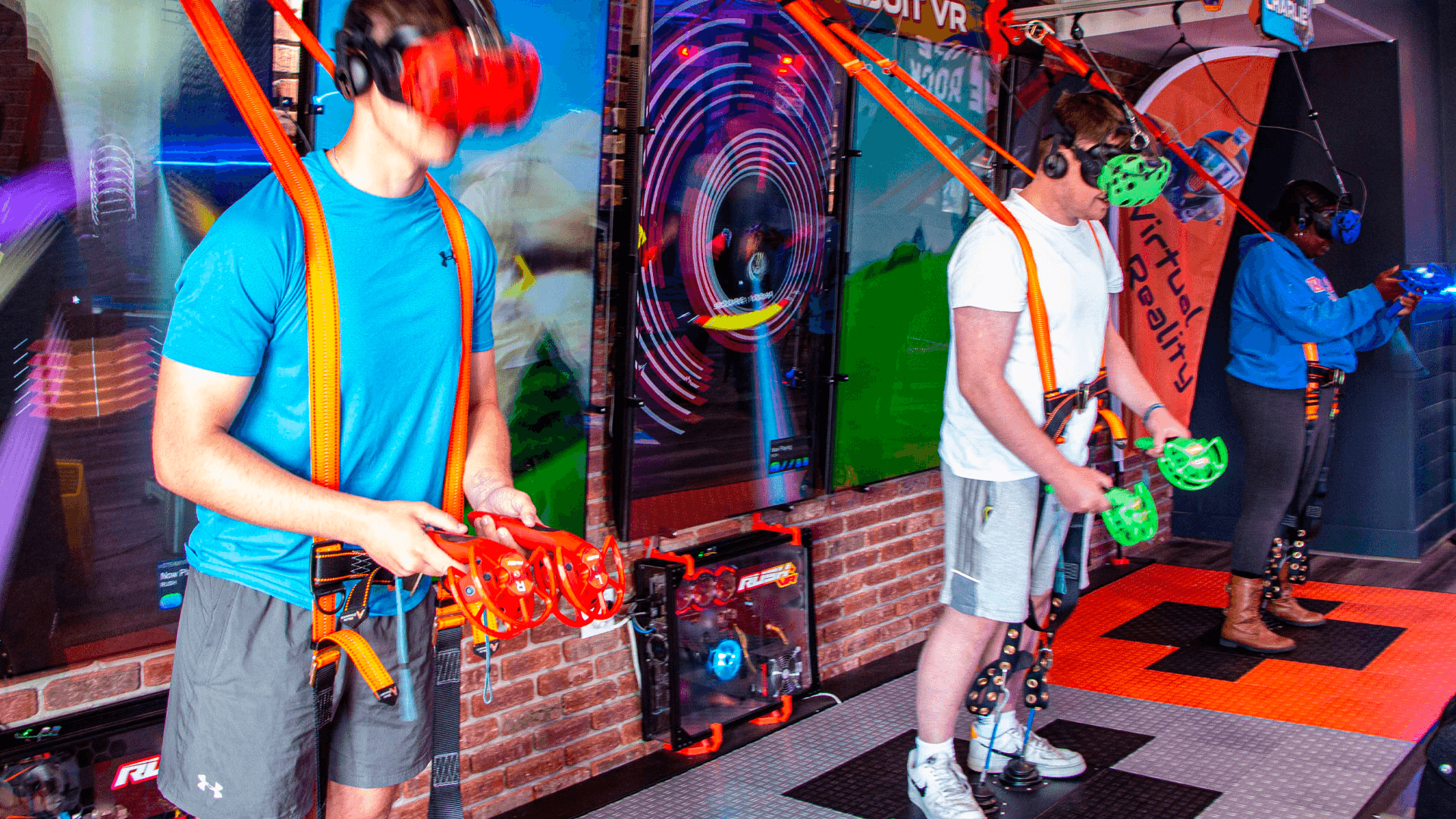 Kids Combo - The Flyer, 7D Ride, Rush VR & Laser Maze