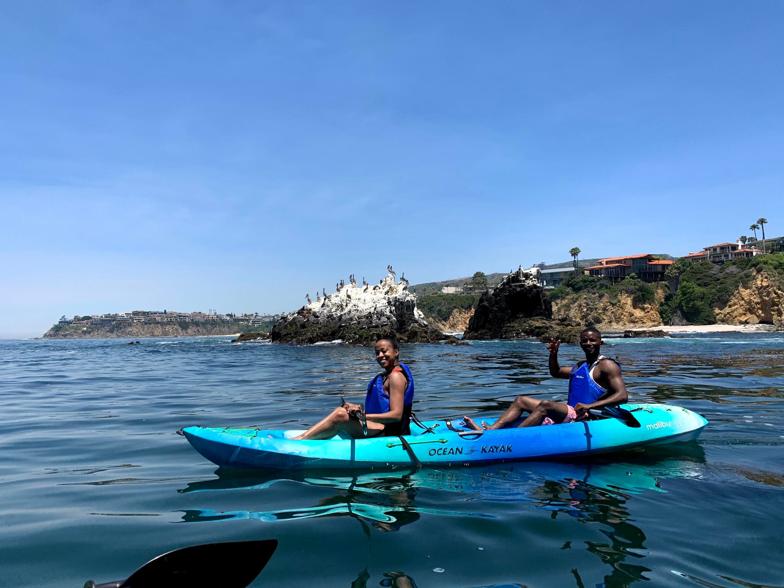 Kayak Laguna Beach • Open Ocean Kayak Tour • Sea Lion Adventure