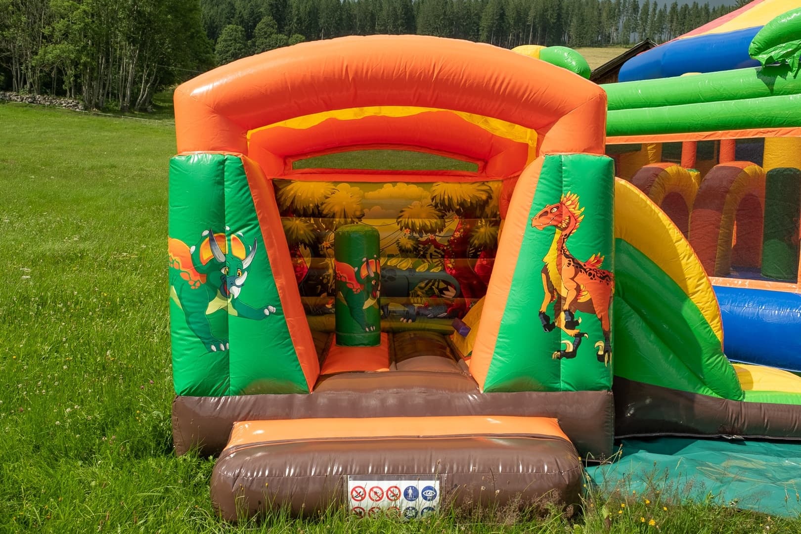 Hüpfburg: Mini Dino