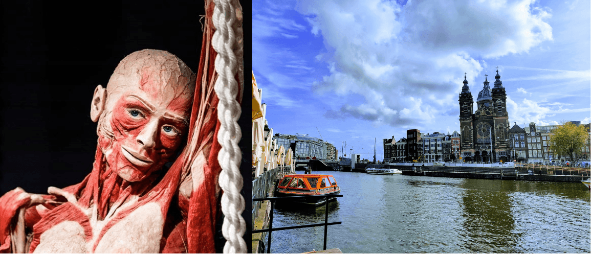 Lovers Canal Cruise + Body Worlds