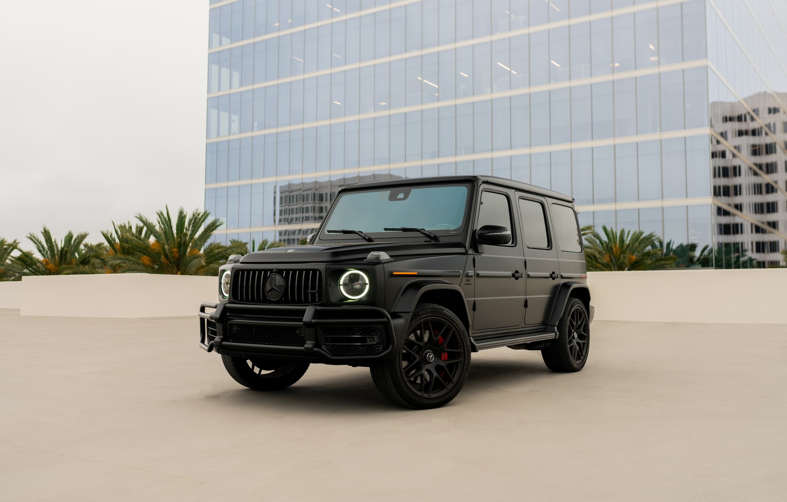 Satin Black Mercedes G63 AMG