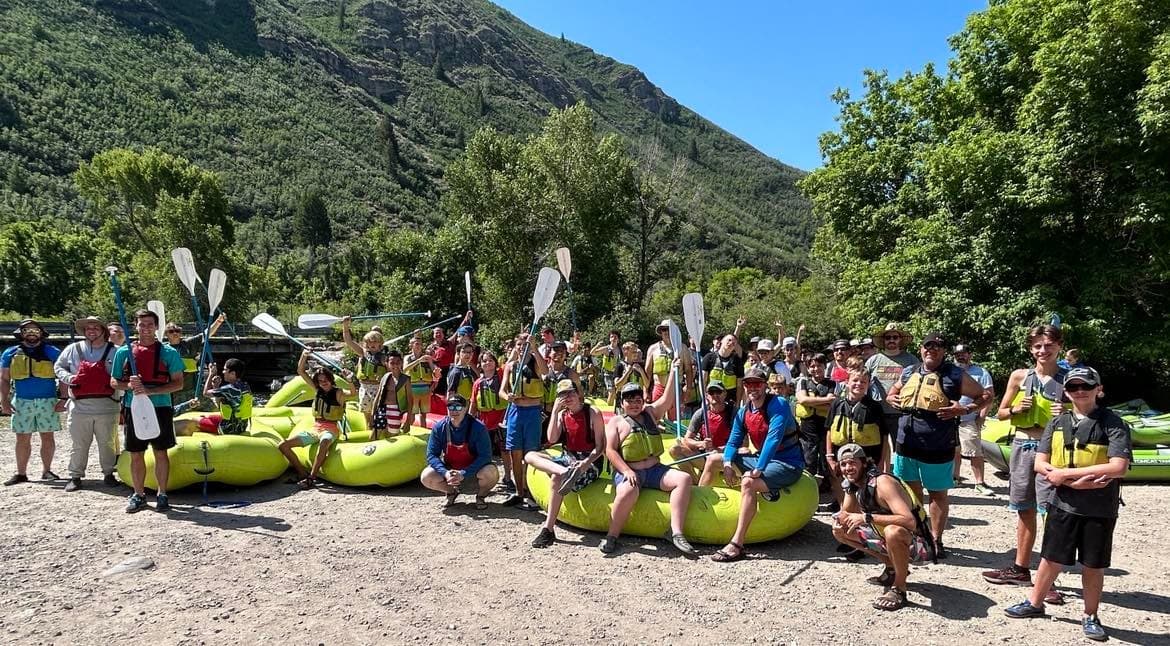 Provo River Youth & Large Group Guide-Assisted Trip