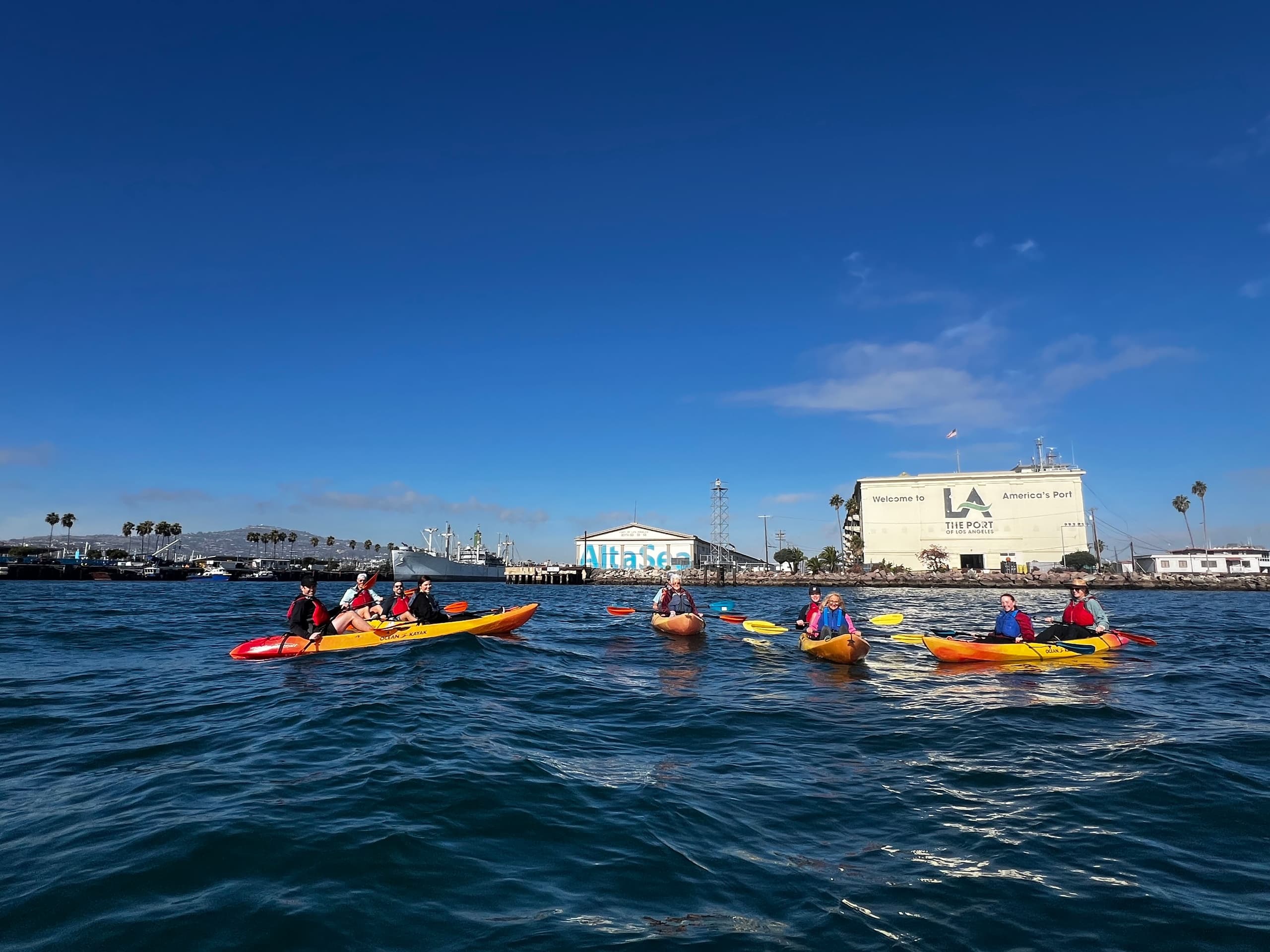 Guided Kayak Tour of the LA Harbor