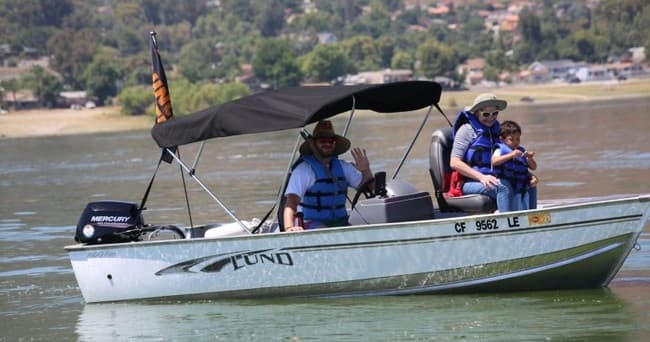 Fury Lund 1600 - Aluminum Fishing Boat Rental