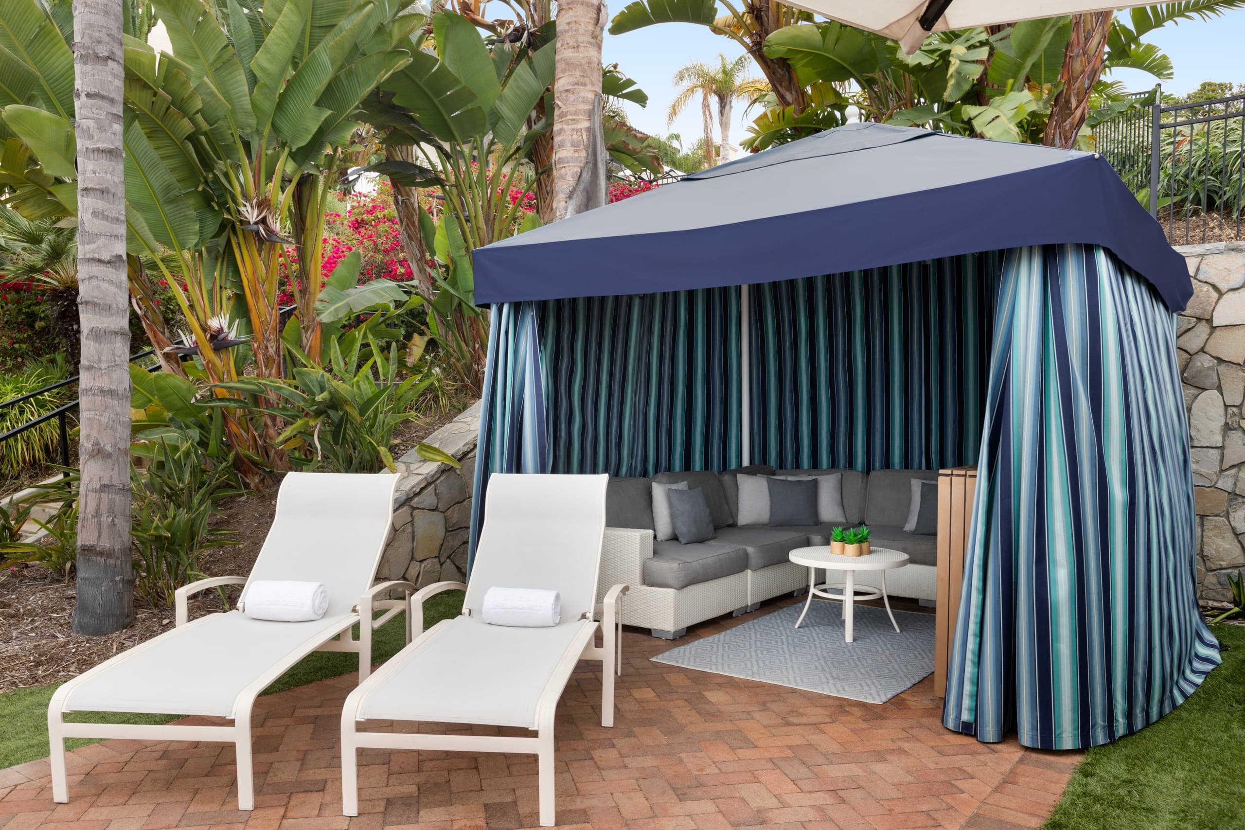 Resort Pool Cabanas