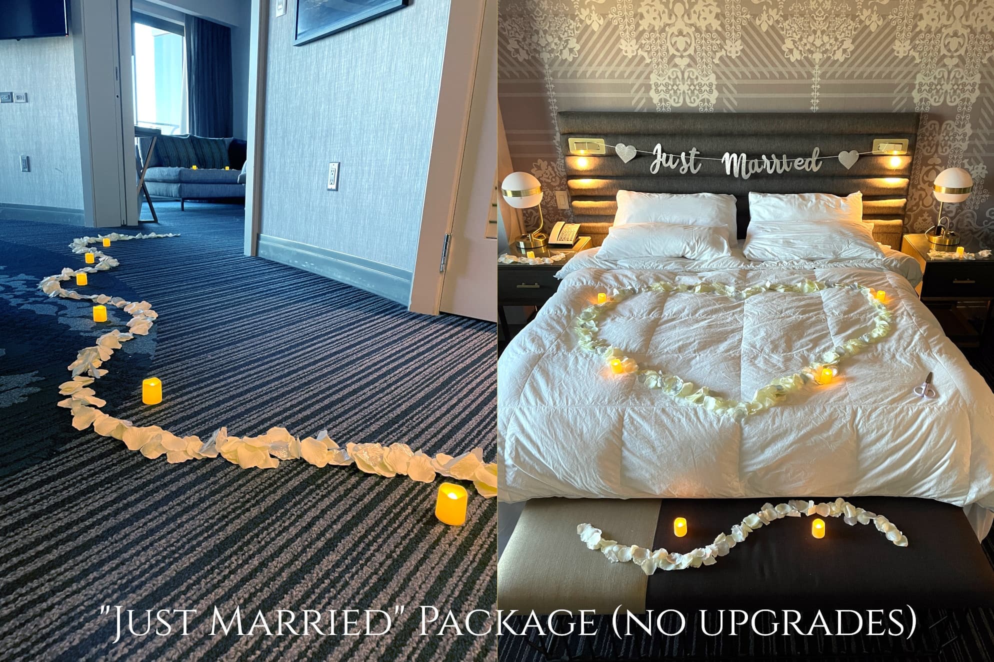 Just Married" Room Decor"