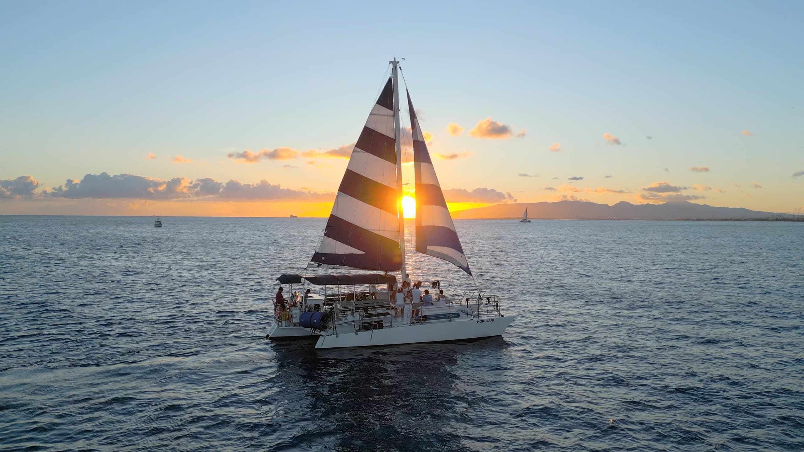 Sunset Swim and Sail