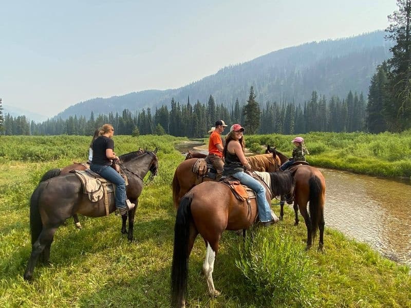One Hour Horseback Trail Rides