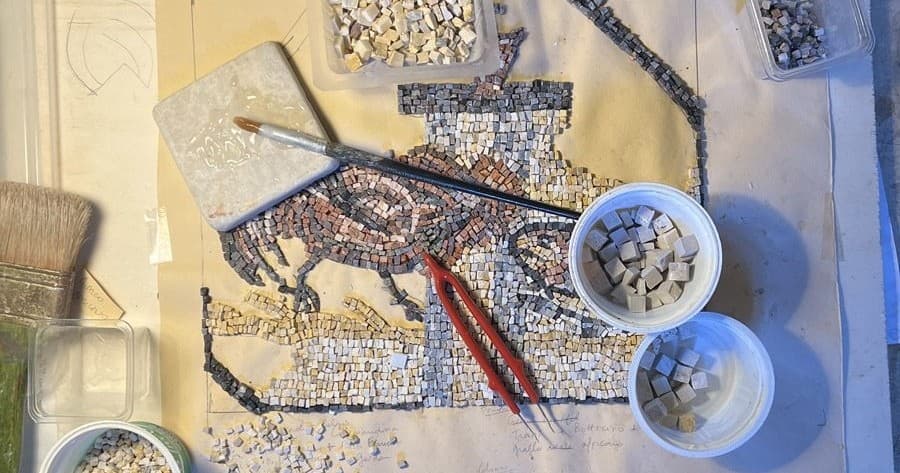 Mosaic-Making workshop in Trastevere