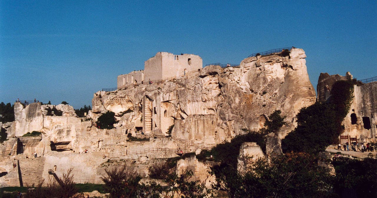 Medieval villages Les Baux de Provence, Carrières de Lumière, Saint Rémy de Provence, Domaine de la Vallongue wine