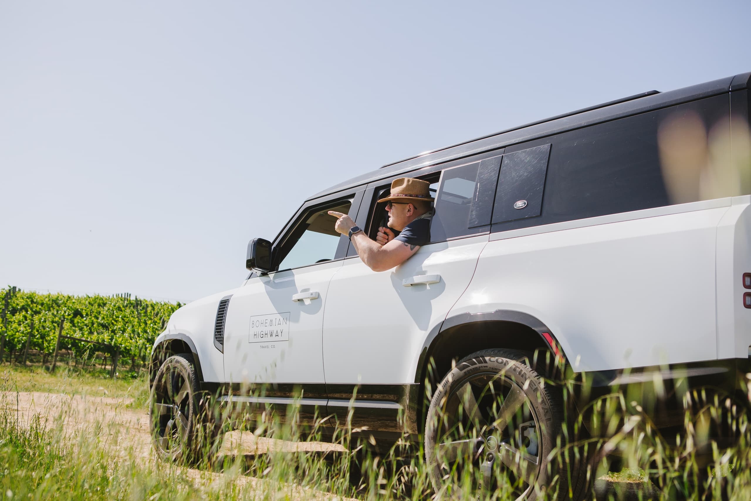 Private Driver in a Land Rover