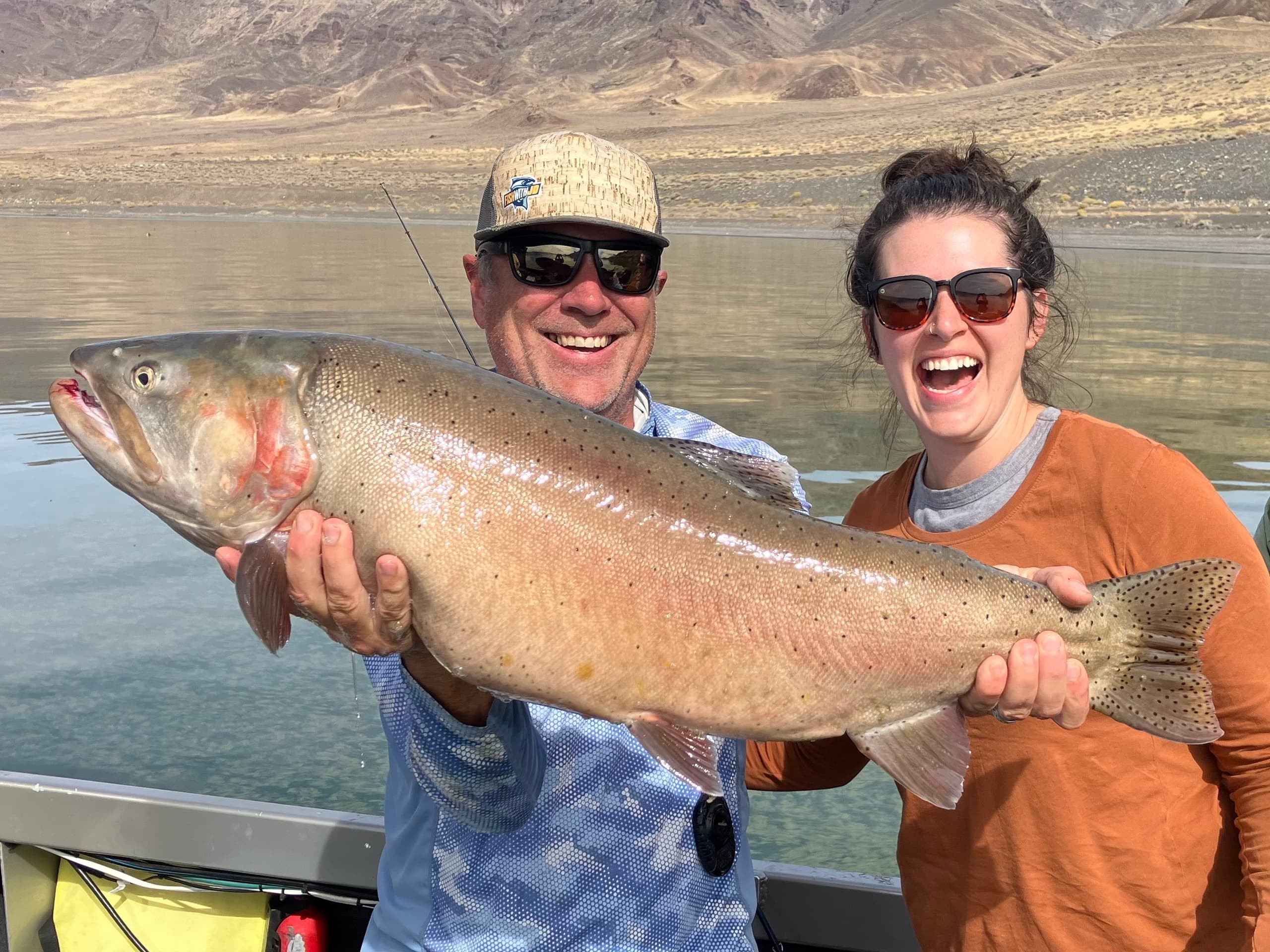 Guided Pyramid Lake Trophy Trout Charters