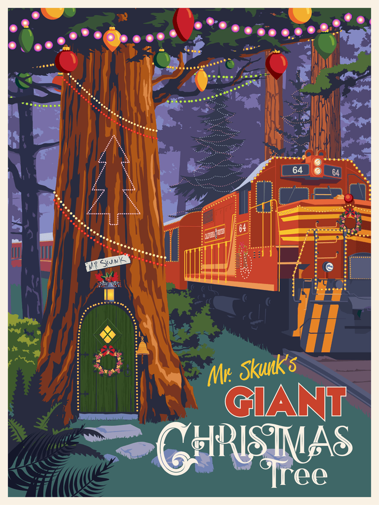 Mr. Skunk and the GIANT Christmas Tree