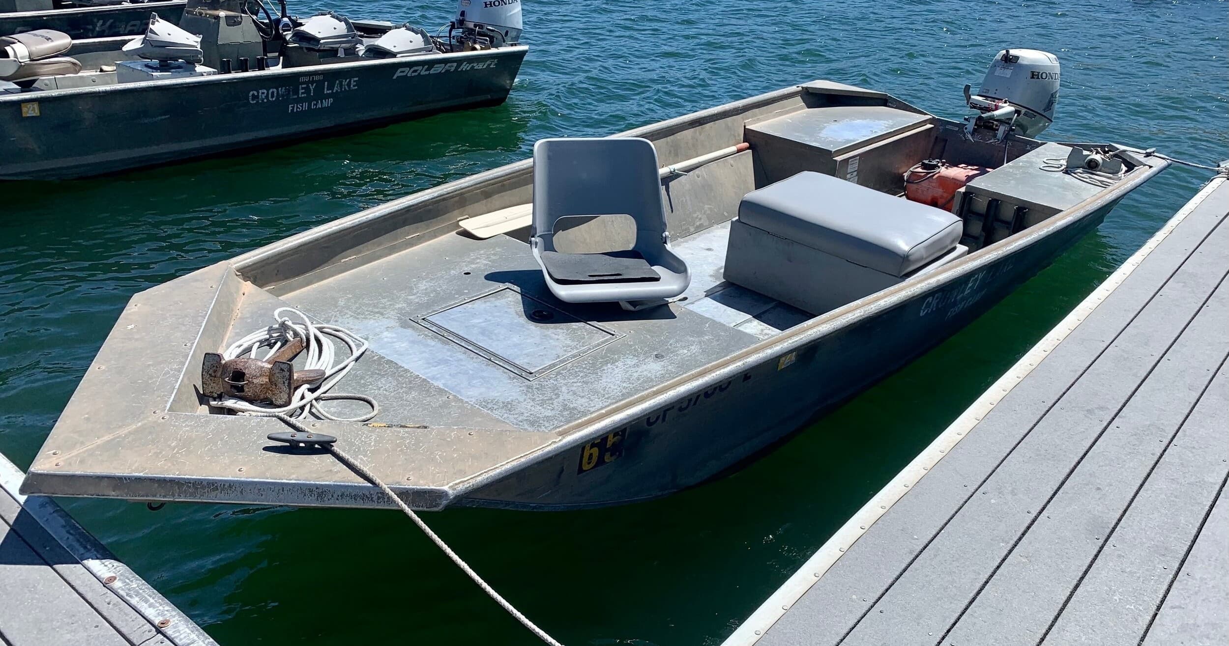 30 HP Flat Bottom Boat