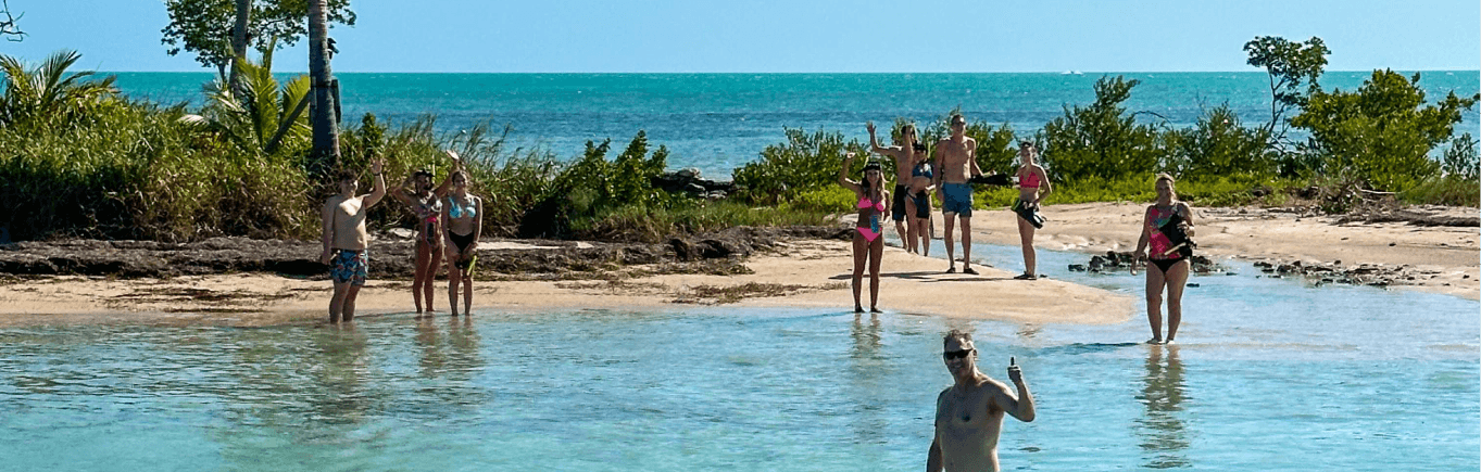 Sandbar at our Private Island
