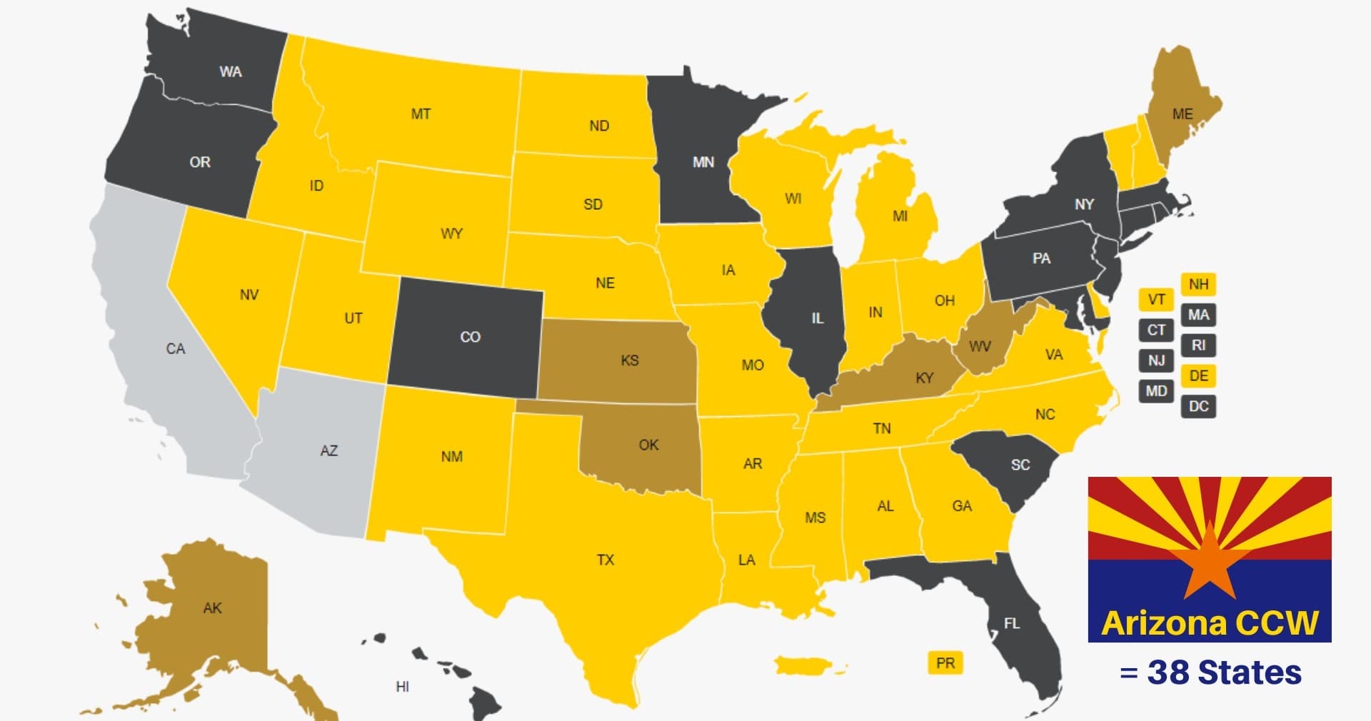 Multi-State CCW Application Facilitation (38 States)