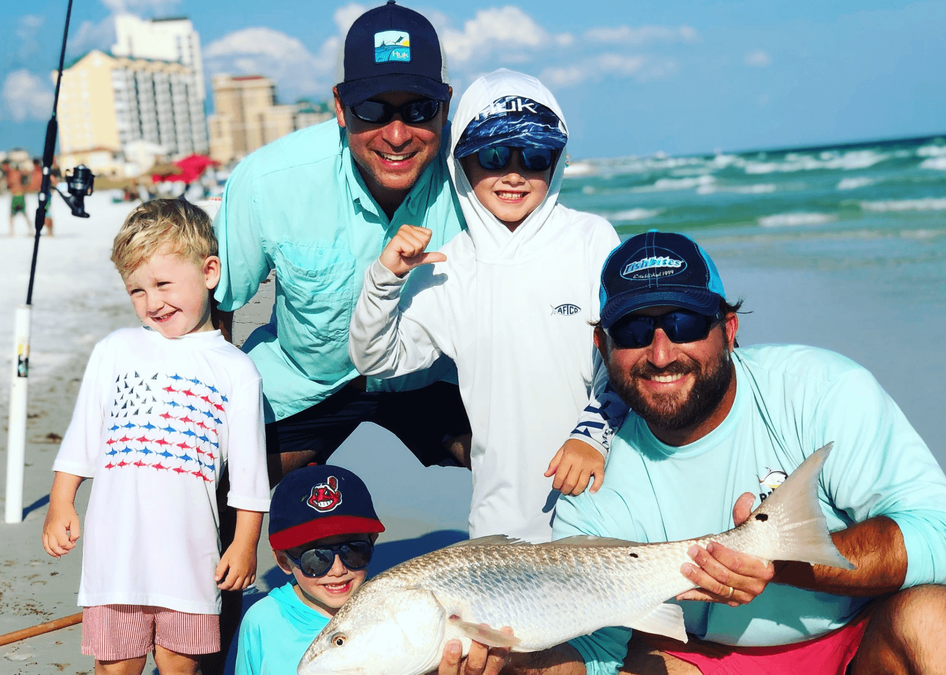 Family Surf Fishing Gear Rental