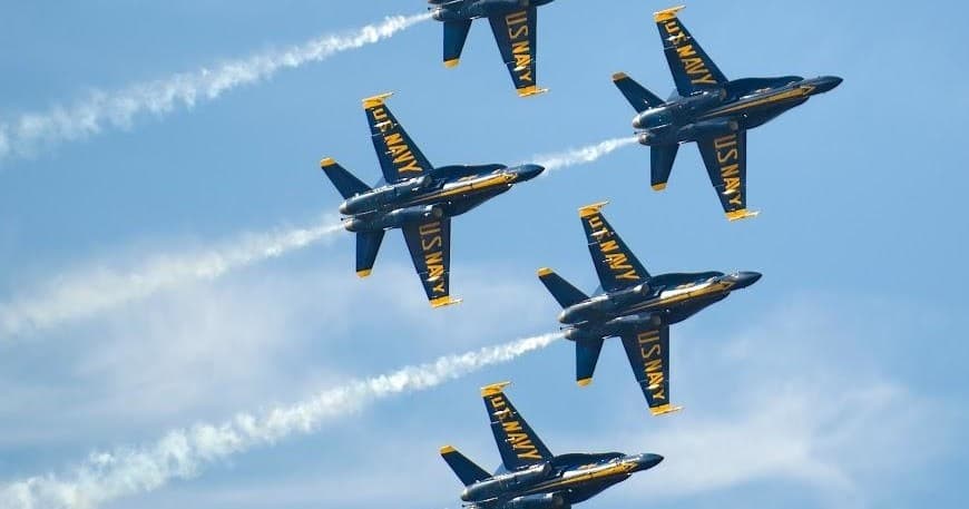 Blue Angels Practice and Dolphin Cruise