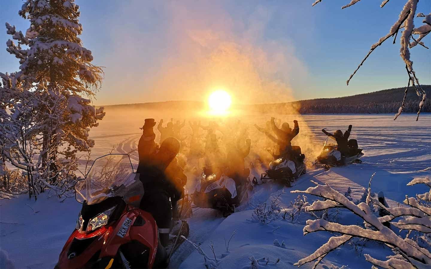 Snowmobile Arctic Adventure