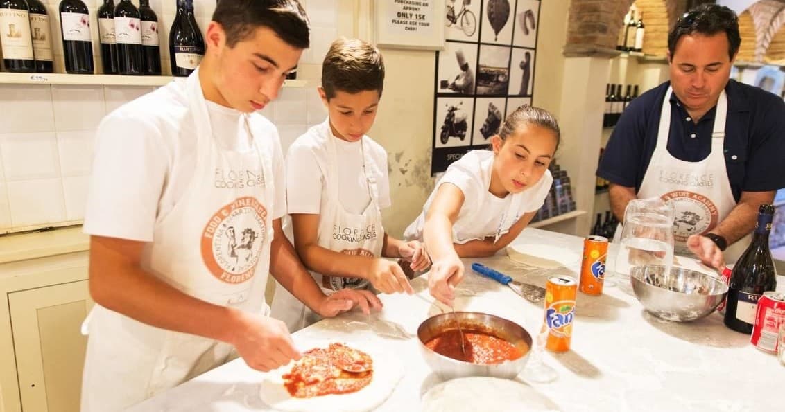 Pizza and Gelato Making Cooking Class