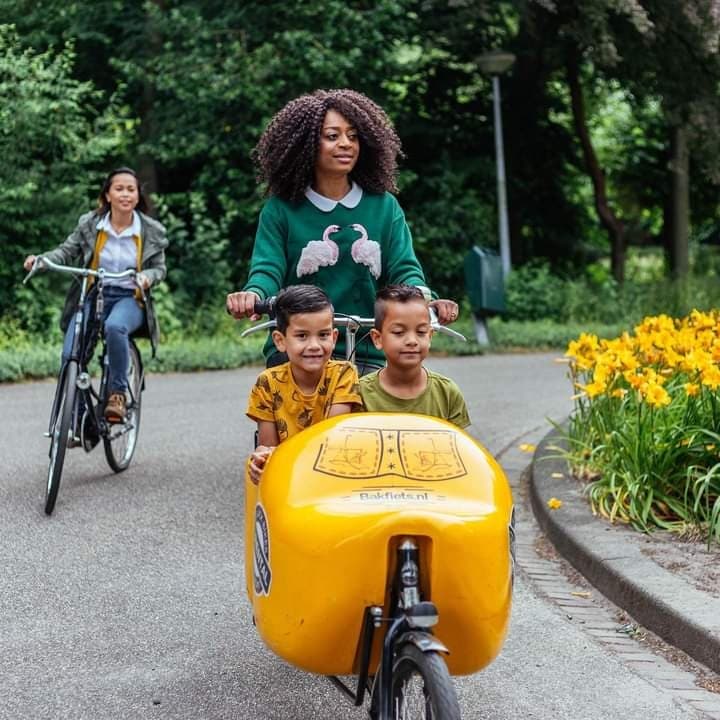 Tour on a unique Clog Bike - Visit a Dutch Cheese Farmer and a Clog Factory