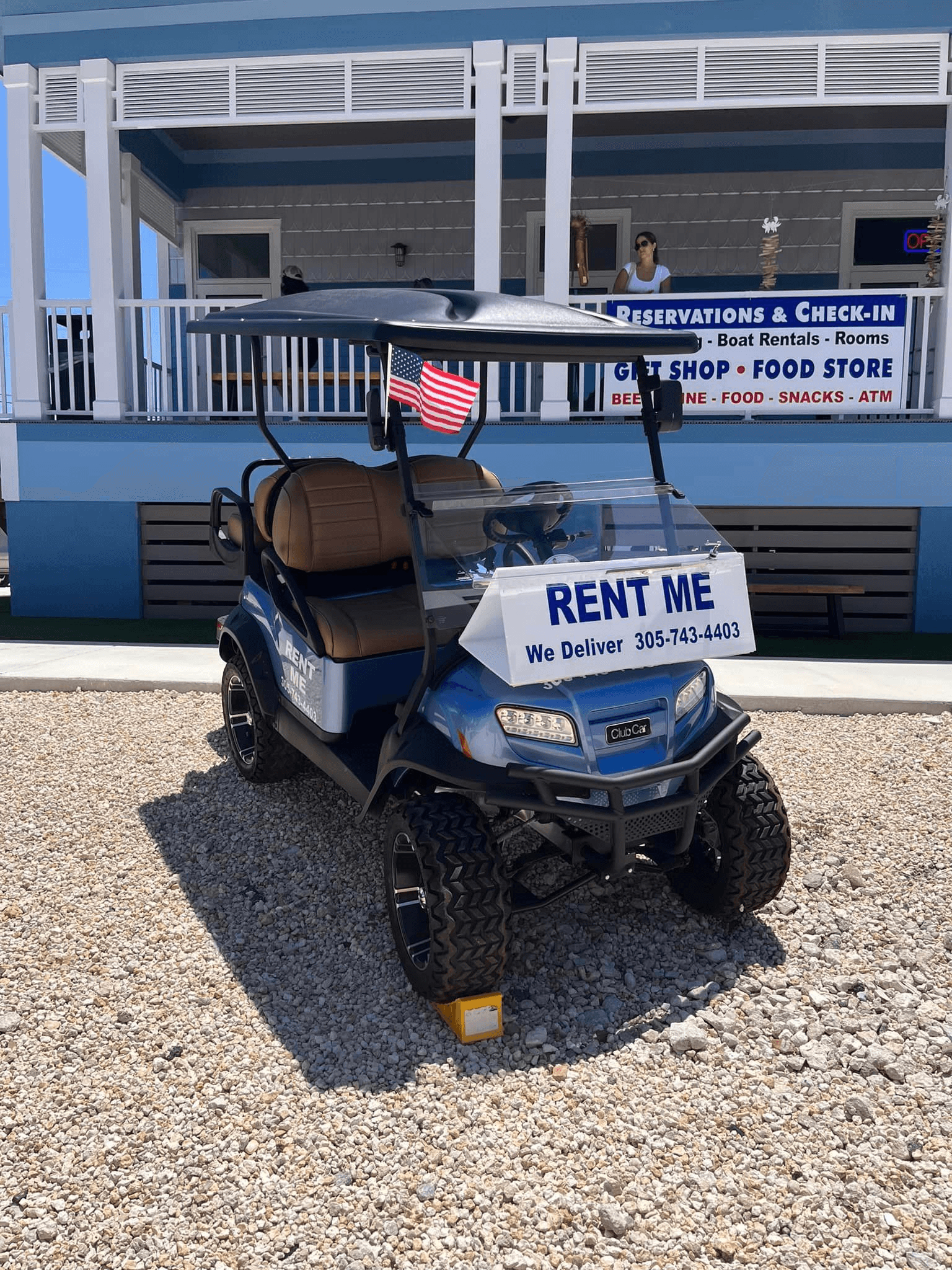 Take it on The Run - 4 Seater Golf Cart Rental