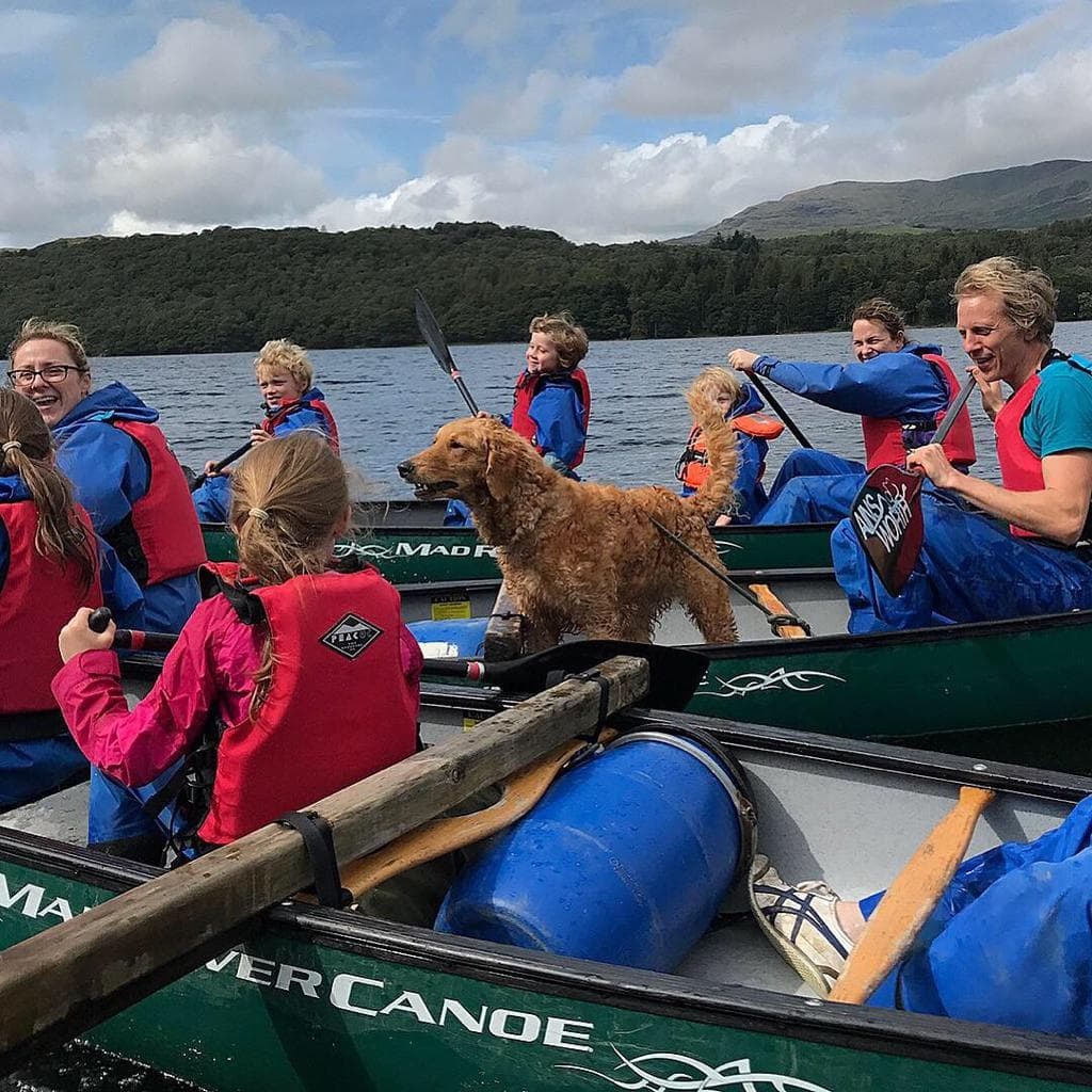 Rafted Canoeing Orientering
