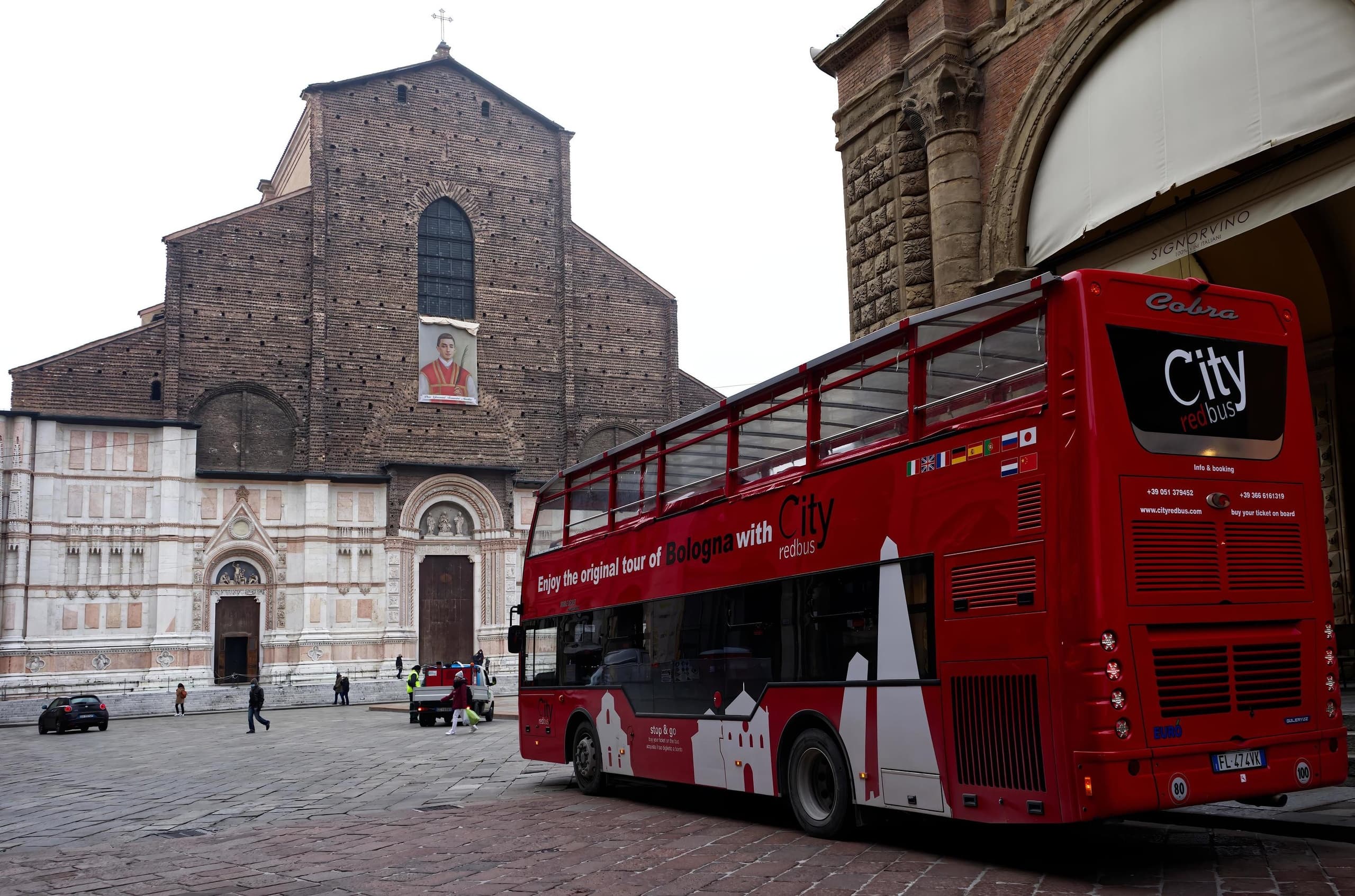 City Red Bus + Train to San luca + food tasting