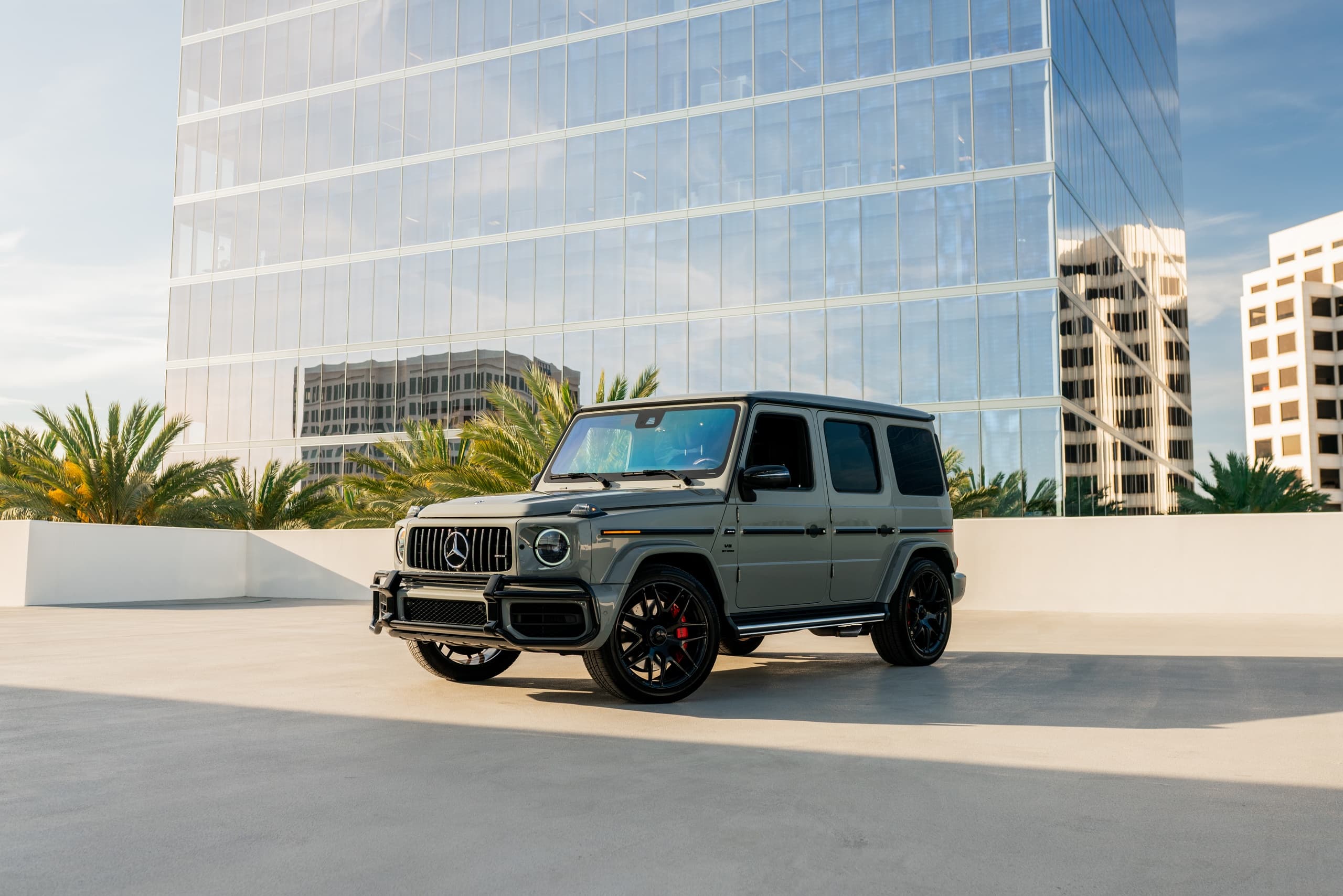 Arabian Grey Mercedes G63 AMG Black Interior