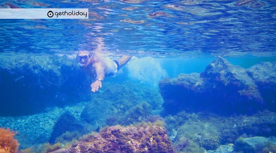 Snorkel para ver restos de volcanes
