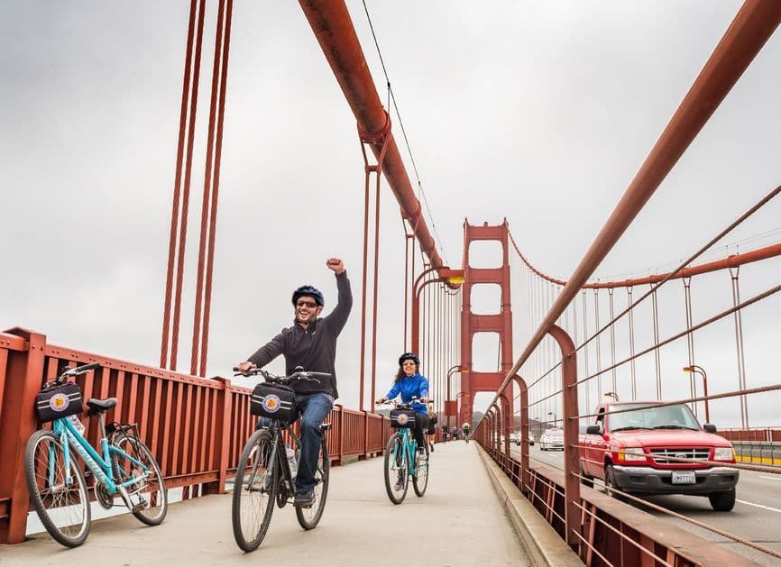 Golden Gate Bridge to Sausalito Bike Tour
