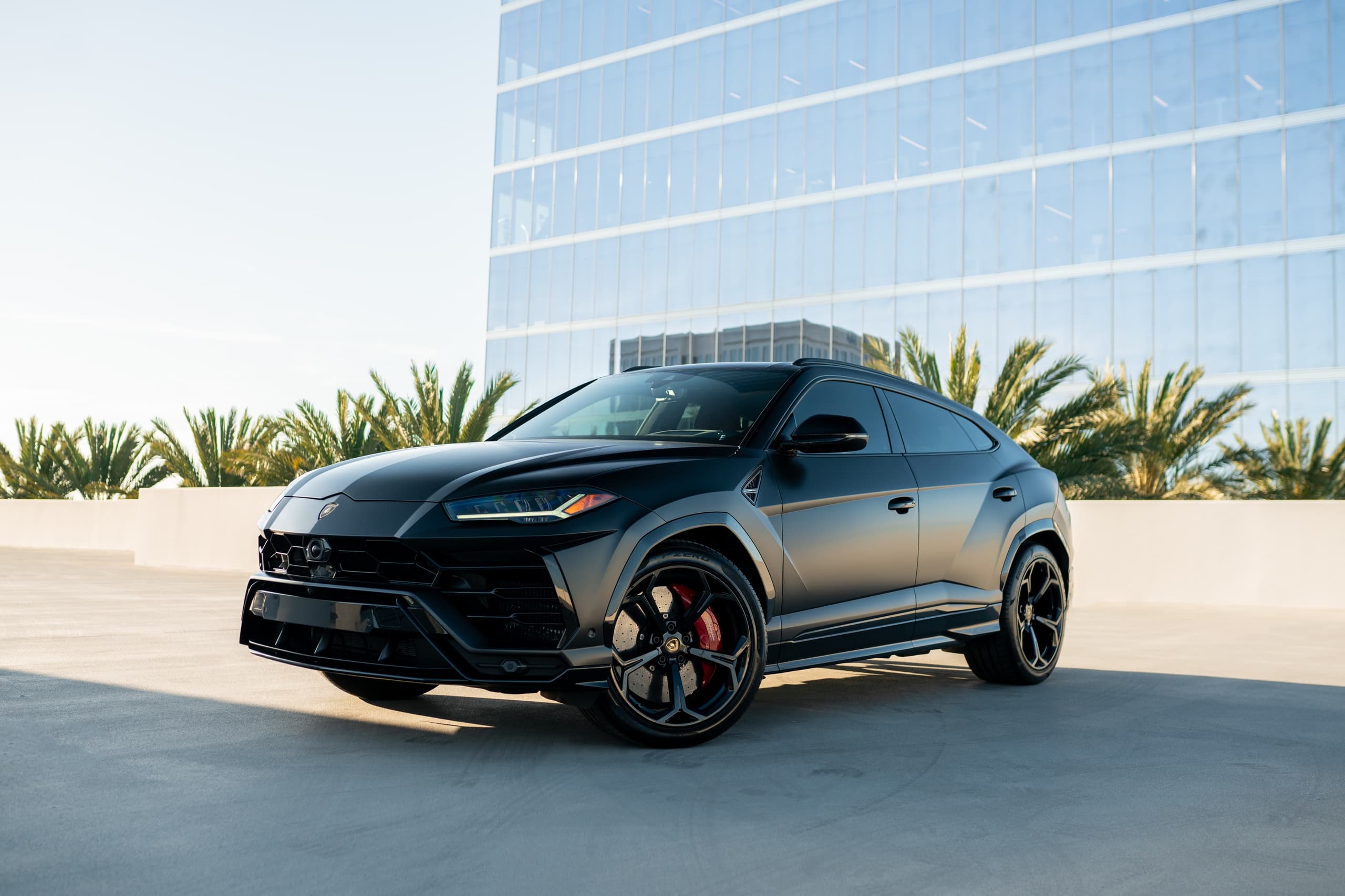 Matte Black Lamborghini Urus