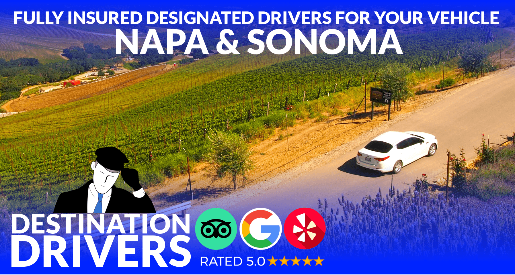 Napa, Sonoma & Beyond Wine Tours • Destination Drivers