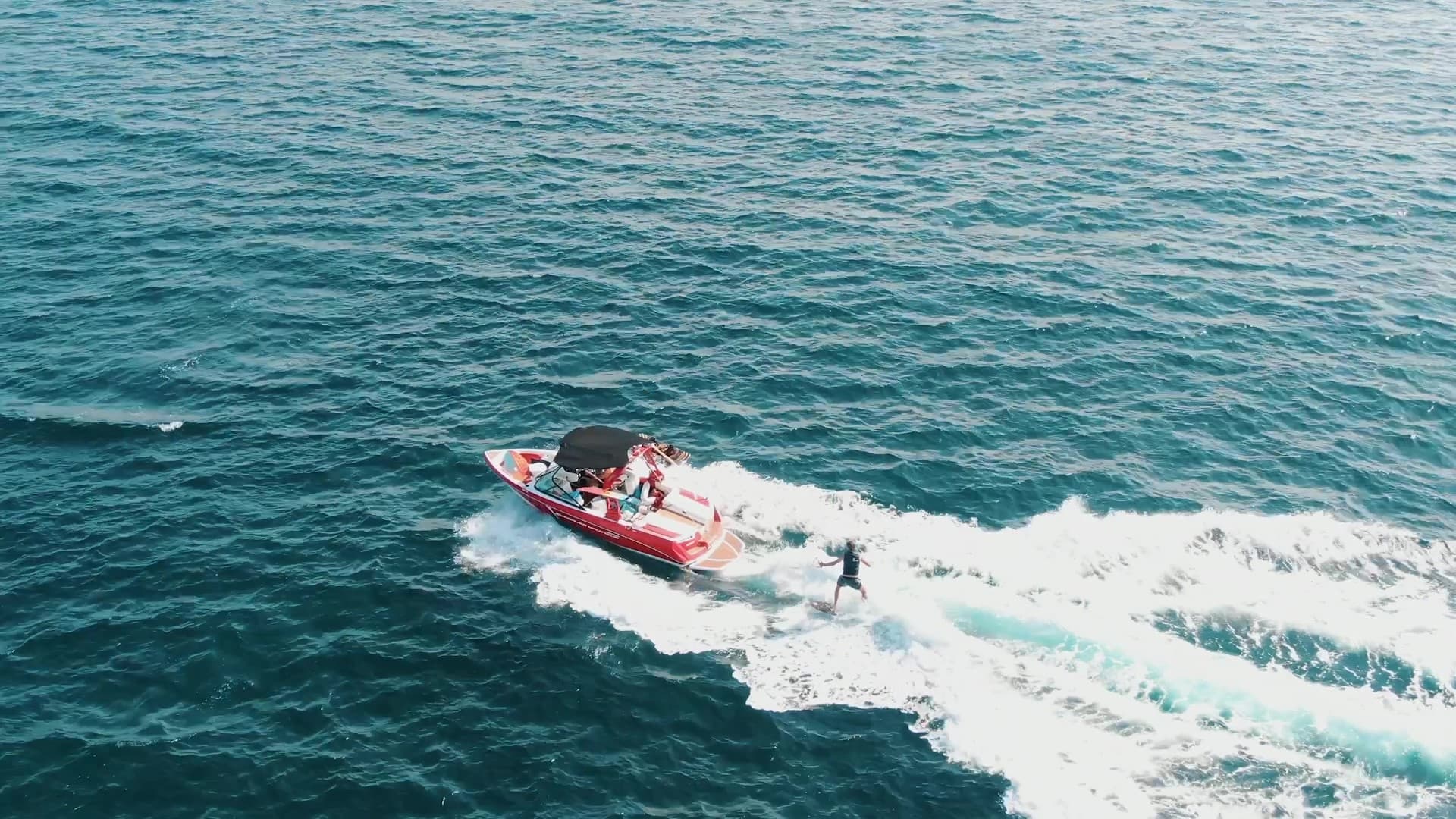 Wakesurfing / Wakeboarding / Inflatable Towables Session in the Bay of St Tropez