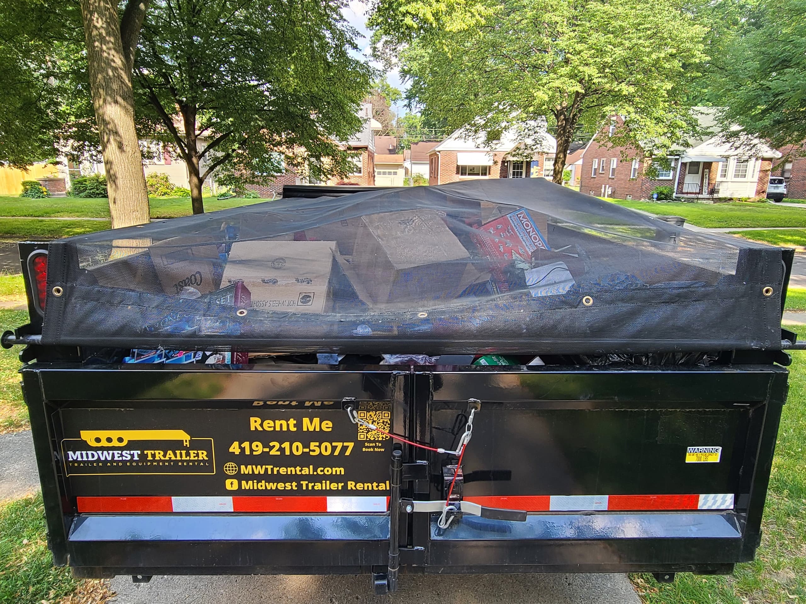 10 Cubic Yard Dumpster Rental